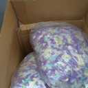 BBGDIPG 10 LBS Shredded Memory Foam Filling, Random Color Bean Bag Chair Filler, Comfortable and Soft Beanbag Filling Suitable for Various Pillows/Punching Bag/Couch Cushions/Pouf/Dog Bed (10, Pounds)