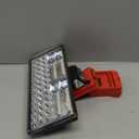 8" Cordless LED Work Light for Milwaukee M18 Battery, Two Levels Adjustable FloodLight up to 90W 5400 Lumens with USB Charging Port, Portable LED Flashlight for Work, Camping, Outdoor(No Battery)