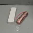 Travel Pill Organizer 7 Day - Waterproof Metal Weekly Pill Box Daily Pill Case with 7 Compartments, Pill Container for Vitamin Medicine Supplements Fish Oil, Pink Daily Pill Organizer