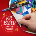 Sharpie Creative Markers, Water-Based Acrylic, Bullet Tip, Assorted Colors, 12 Count  Arts & Crafts, Kids Activity, School Classroom; Works on Paper, Metal, Wood, Ceramic, Glass, Rock, Canvas