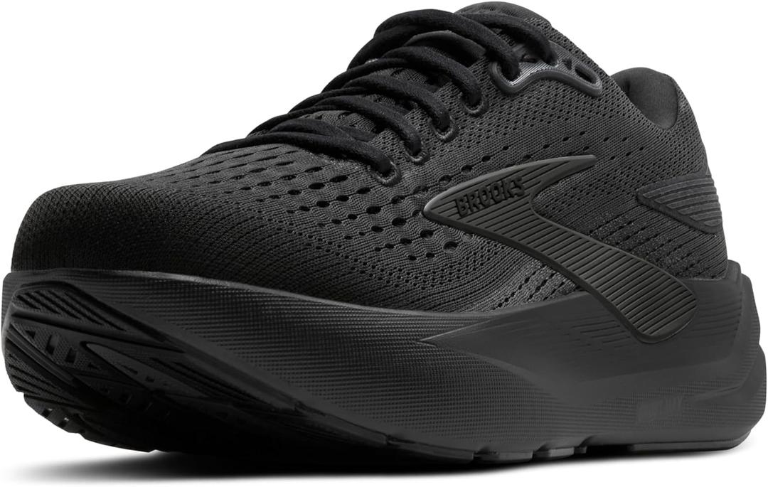 Brooks Mens Ghost Max 3 Neutral Running & Walking Shoe (10.5 Wide, Black/Black/Ebony)