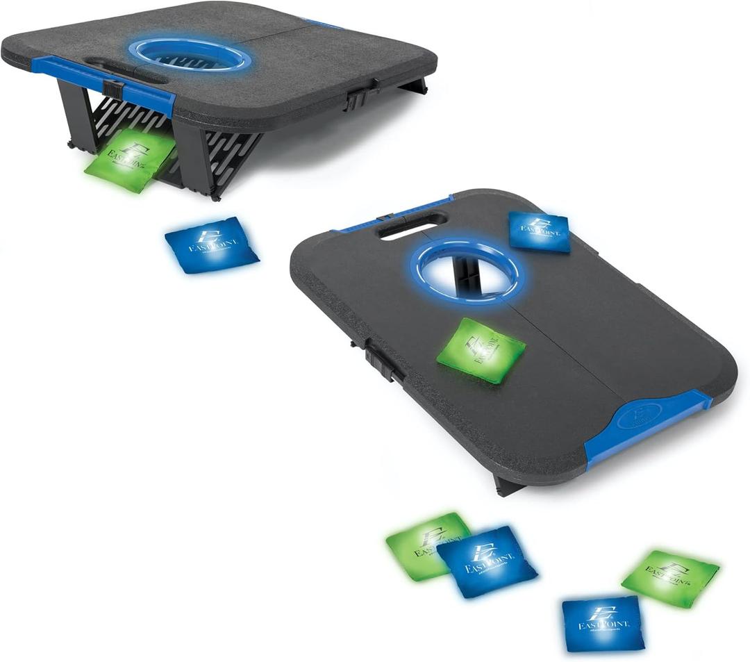 EastPoint Sports Go! Gater Cornhole Light-Up and Travel Versions: Easy Storage & Lightweight. Perfect for Outdoor and Indoor Play