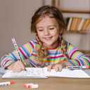 24 Colors Alcohol Markers & 2 Pack Coloring Book Set for Adults to Relax and Relieve Anxiety, included 24 * 2 Themes Designs