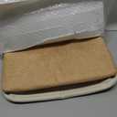 Lukeline Bread Storage Basket for Kitchen, Foldable Fabric Bread Keeper Bread Storage Container Bin with Handles, Bread Baskets for Kitchen Counter and Pantry (White & Beige)