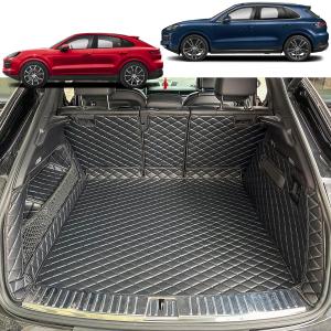 Cargo Mat Compatible with 2019-2025 Porsche Cayenne Coupe Trunk Mat (and Rear Left and Right Side Panels) Cargo Liners for Porsche Cayenne (NO E-HybridPlug-in Hybrid)