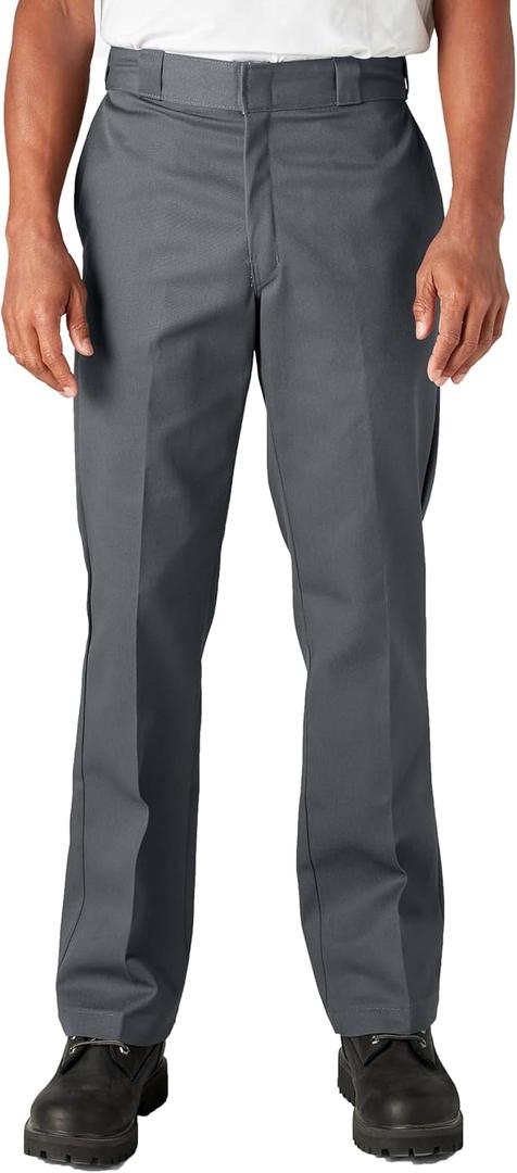Dickies Men's 874 Straight Leg Work Pants  Durable Uniform Trousers for Construction, Office, Industrial Jobs (34W x 28L, Charcoal)