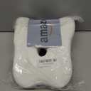 Side Sleeper Knee Pillow with Strap - Memory Foam Leg Cushion for Sciatica & Hip Pain Relief, Improve Spine Alignment (White)