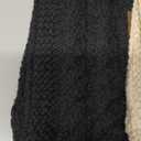 Winter Headbands for Women Wool 2 Pack, Ear Warmers for Women Headband Knit Thick Fleece Lined, Cold Weather Warm Ear Muffs(Black+Beige)