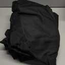 Nasitos 2 Pack Fitted Black Tablecloth for 4 Foot Tables - Open Back Washable Fabric Table Topper for Trade Show, Craft Show, Events, Vendor Booth