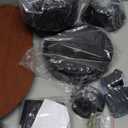 Black Ceiling Fans with Lights and Remote,42" Modern Bedroom Ceiling Fans Light with 6 Reversible Wood Blades,Small Fans with Light for Patio Kitchen