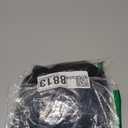 Women's Puff Short Sleeve Tie Up Back Crop Top Deep V Neck Ruffle Hem Peplum Blouse Shirts. Size XL