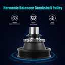AULINK 594-236 Harmonic Balancer Crankshaft Pulley (4.0L V6) for Ford Ranger 2001-2011, Explorer 2003-2010, Explorer Sport Trac 2003-2010, Mustang 2005-2010, for Mercury Mountaineer 2003-2010