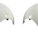 Mirror Cover for MINI Cooper R55 R56 R57 R58 R59 R60 R61 2007-2016 Manual Folding Mirrors Side Mirror Caps(White)