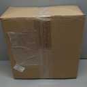 Klear Vu Omega Non-Slip Rocking Chair Cushion, Assembled in USA, Thick Tufted Design, Includes Seat Pad & Back Pillow with Ties, 17x17 Inches, 2-Piece Set, Solid Ivory