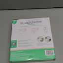 SwaddleMe by Ingenuity Monogram Collection Baby Swaddle, 100% Cotton, Improves Sleep & Calms Startle Reflex, 0-3 Months, Pocket Fold Design for Easy Changes, 1.0 TOG, 3-Pack - Rising Sun