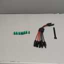 Solar Connectors for 3 Solar Panels, IP68 Waterproof Solar Panel Connectors Splitter, 6 to 2 Y Branch Parallel Adapter for Solar Cable Extension