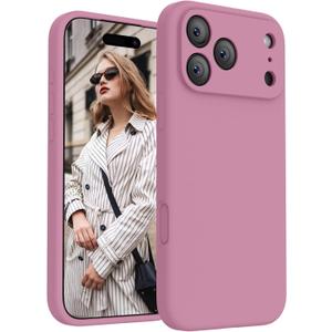 FireNova Magnetic for iPhone 17 Pro Case, Compatible with MagSafe, [Integrated Silicone Camera Control Button] [Camera Protection] Anti-Scratch Microfiber Lining Phone Case, 6.3", Lilac Purple