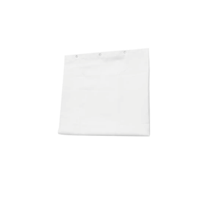 Healifty White Thickened Shower Curtain Bath Curtain Modern Plain Design for Bathroom Easy Installation Grommets 80x54