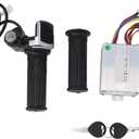 Throttle Grip with Lock, Anti Aging Motor Brushed Speed Controller Power Display Circuit Speed Motor Controller Low Failure Rate 24V 350W for MX350 Electric Scooter