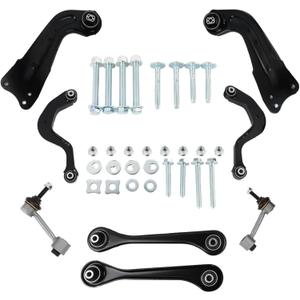 10PCS Rear Left Right Upper Control Arms Suspension Kit Compatible with Audi A3 Quattro TT Quattro Volkswagen CC 2009-2011 EOS GTI Jetta Passat R32 Rabbit Tiguan
