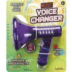 Toysmith Tech Gear Multi Voice Changer  Amplifies Voice with 8 Fun Effects, Fun Toy or Gift for Kids Ages 5+- Christmas Gifts, Stocking Stuffer, 6.5, Colors May Vary