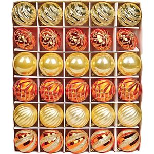 Christmas Ornaments Set 30ct Christmas Tree Decoration Ornament Balls Decor Baubles for Xmas Trees Decor Holiday Party Wedding Decoration