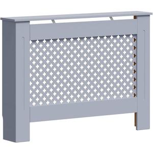 vidaXL Radiator Cover Anthracite 44.1"x7.5"x32.1" MDF, 112 x 19 x 81.5 cm/1x