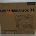 EUHOMY 12 Volt Refrigerator, 53QT(50L) Electric Cooler, Portable Freezer 12V/24V DC 100240V AC, 12V Fridge 4℉~68℉, 12V Cooler with Wheels & 2 Baskets for Travel, Truck, Boat, Camping