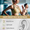 Wired Earbuds for Apple Lightning Headphones for MFi-Certified with Anti-Drop Tips Magnetic Larger Ear Buds Corded Earphones Cord Headphone for iPhone 14 Plus 13 Pro Max 12 Mini 11 XS XR 8 7 White