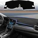 YYCKE Dash Cover Mat Custom Accessories Dashboard Pad Fit for 2022-2024 2025 2026 Honda Civic Accessories Dashboard Pad Carpet Protector