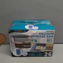 Cozy Essential Travel Vacuum Storage Bags with Rechargeable Cordless USB Pump, Space Saver Bags for Luggage, Suitcase, Carry-On, for Clothes, Blankets, Bedding & Seasonal Storage, 26 Combo