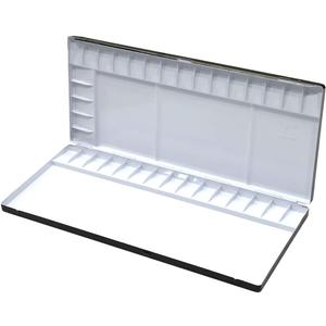 Aluminum Watercolor Palette 35 Well (13.8" x 5.9" x 0.9") (Black)