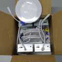 Meconard 4 Pack 4 Inch LED Recessed Ceiling Light with Junction Box, 2700K/3000K/3500K/4000K/5000K Selectable, 9W=75W 750LM, Dimmable Canless Downlights, ETL and Energy Star Listed