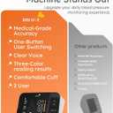 Blood Pressure Monitors for Home Use, Medical-Grade Accuracy,Automatic Measurement Rechargeable Blood Pressure Machine with Large LED Three-Color Warning for 2 User, Birthday Gifts for Family