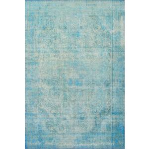 Loloi Loren Collection LQ-08 Aqua 2'-6" x 7'-6" Runner Rug