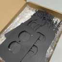 Kingdder 12 Pcs Metal Bear Light Switch Cover Moose Tree Mountain Elk Black Light Switch Plate Forest Outlet Toggle Wall Plate Cover for Home Bedroom Single Gang Socket