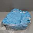 SLOOSH Inflatable Tanning Pool Lounger Float, 85" x 57" Extra Large Pool Floats Adult with Pillow, 4 in 1 Suntan Tub Raft Floatie,Sunbathing Bed Lounge for Water Blow Up Ball Pit Party Gifts, XL-Blue