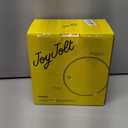 JoyJolt Mesa Stoneware Salad Plates, 8" Round Lunch Plates, Dishwasher and Microwave Safe Plate Set of 6, Modern Rustic Dinnerware, Appetizer Dessert or Dinner Sides Kitchen Dishes - Matte Black