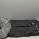 Yoofoss Winter Stroller Cover - Universal Toddler Footmuff, Water Resistant Coral Baby Stroller Bunting Sleeping Bag (41"L x 18"W, Dark Black)