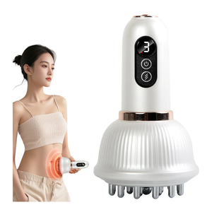 3-In-1 Body Shaper, Lymphatic Drainage Massager And Anti-Cellulite Tool To Help Reduce Stretch Marks And Tighten Skin, Microcurrent, Vibration, Red Light Heat Function For Legs, Arms And Abdomen