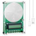 Relaxweex Adjustable Schumann Sine Wave Resonance Generator Ultra Low Frequency Generator Sound Frequency Machine with USB and Acrylic Case(0.1hz-100khz) (Green)