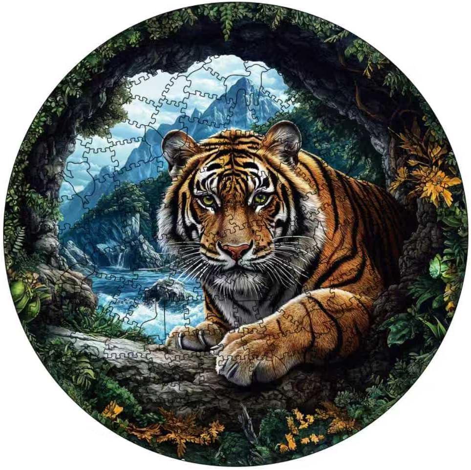 Wooden Puzzles for Adults, Wood Puzzles 200 Pieces, Irregular Animal Shaped Unique Wooden Jigsaw Puzzles, Creative Ghristmas Gift for Teenagers and Adults