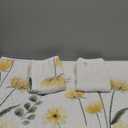 Quilt Set Queen Cute Floral Bedspread Coverlet Yellow Flower Quilts Microfiber Lightweight Summer Bedding Sets Reversible Soft Quilted Bed Cover for All Season(96"x90")