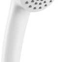 Hand-held filtered shower head, simple pressurized shower head, large water output and fall resistance, suitable for home and outdoor (white)
