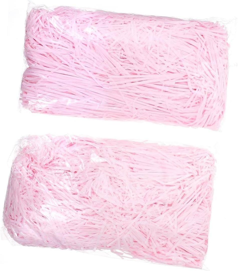 2bags Diy Shredded Paper Filler Raffia Grass for Box Decoration Wrapping Party Favors Each for Valentine Day Mother Day