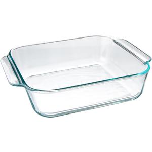Pyrex Basics 8 Inch Square Glass Baking Dish (8in x 8in x 2.5in)
