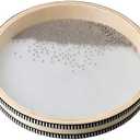 Bstinay Natural Color 10" Wave Bead Ocean Drum Musical Instrument Percussion