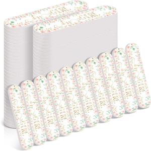 50 Pcs Floral Baby Shower Favors Decorations Baby Sower Favors Games Winners Prizes Gifts Bulk Pink Emery Board Nail Files Gender Reveal Party Favors Souvenirs Gift Bags Stuffers for Guests