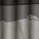 Women's Long Sleeve Mini Dress Pearl Square Neck Ruffle Hem Short Dress Bride Party Club Elegant Dresses (Medium, White)