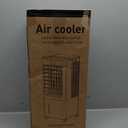 Portable Air Conditioners, 8L Evaporative Air Cooler with Remote and LED Display, 60W Energy-Efficient, 3 Speeds & 4 Modes, 12H Timer, 120Oscillation, Portable AC Units for Rooms Bedroom Home Office
